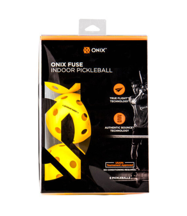 Onix Fuse Indoor Pickleball 6 Pack