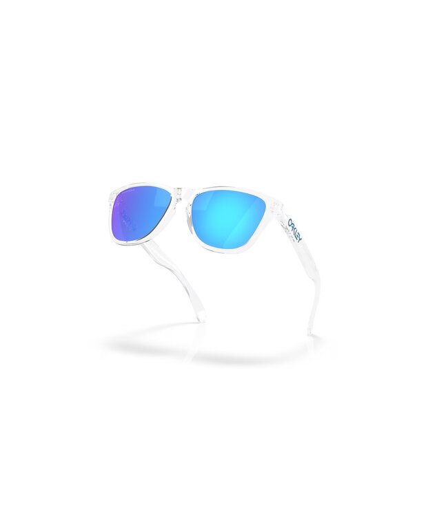 Oakley Frogskins S Polished Clear w/ Prizm Sapphire