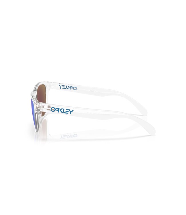 Oakley Frogskins S Polished Clear w/ Prizm Sapphire