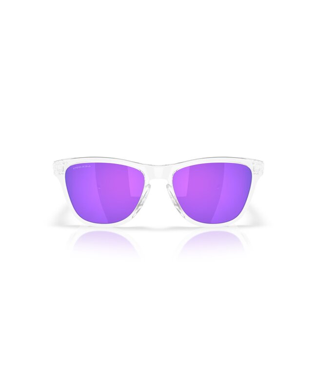 Oakley Frogskins S Polished Clear w/ Prizm Violet