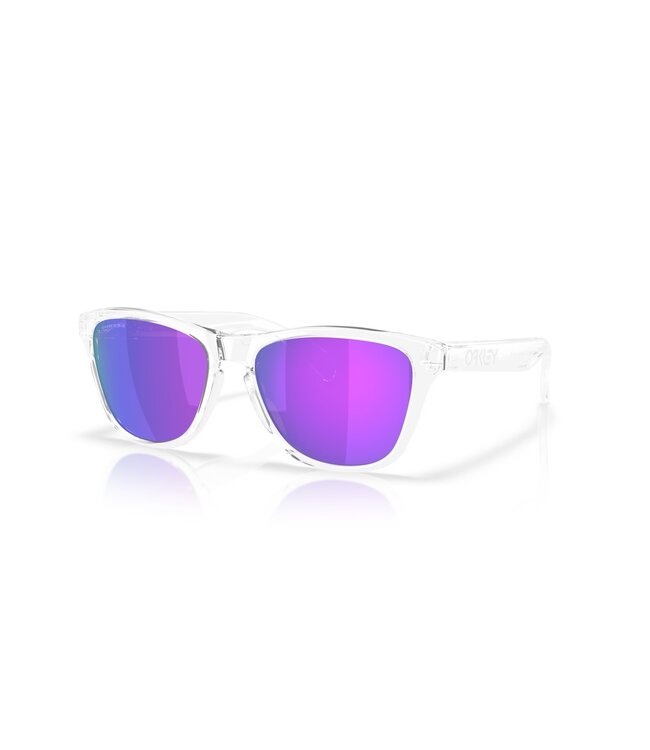 Oakley Frogskins S Polished Clear w/ Prizm Violet