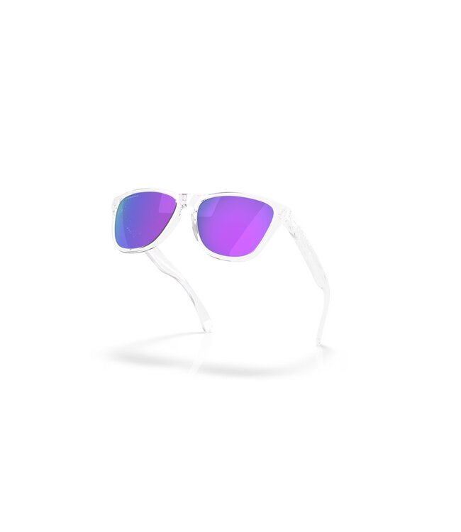 Oakley Frogskins S Polished Clear w/ Prizm Violet