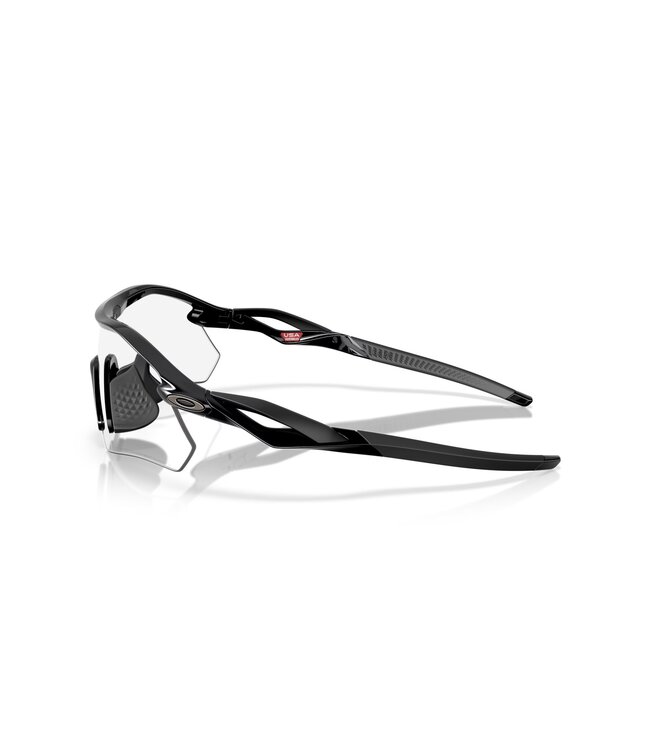 Oakley Radar Plate Polished Black w/ Clear Photo 50% Blk