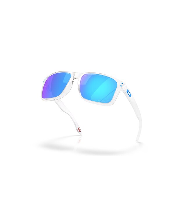 Oakley Holbrook XXL Polished Clear w/ Prizm Sapphire Polarized