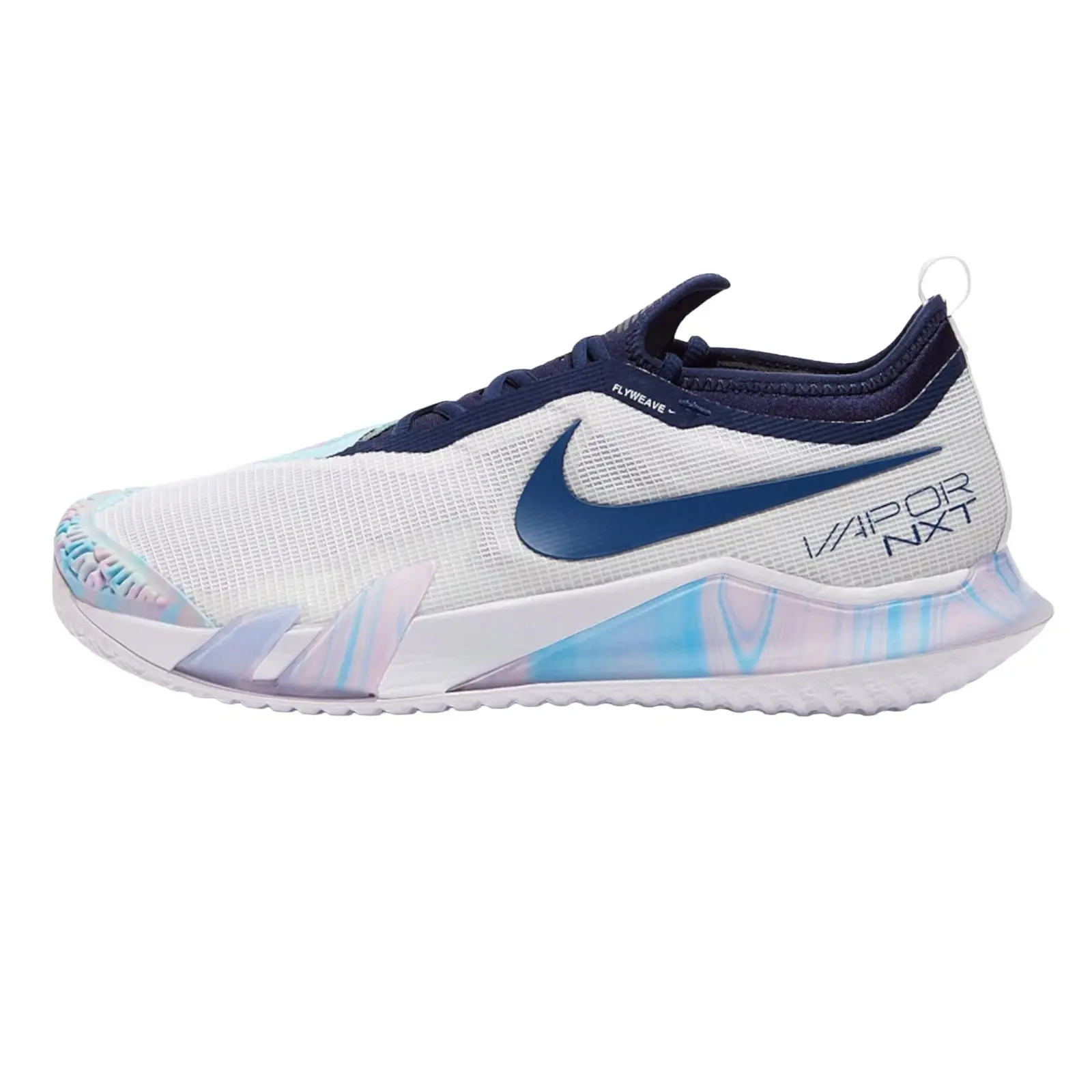 Nike React Vapor NXT HCテニスシューズ Nike React Vapor NXT HC Men's Tennis Shoe (Deep Royal Blue/White