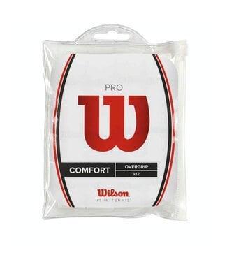 Wilson Pro Overgrip 12 Pack White