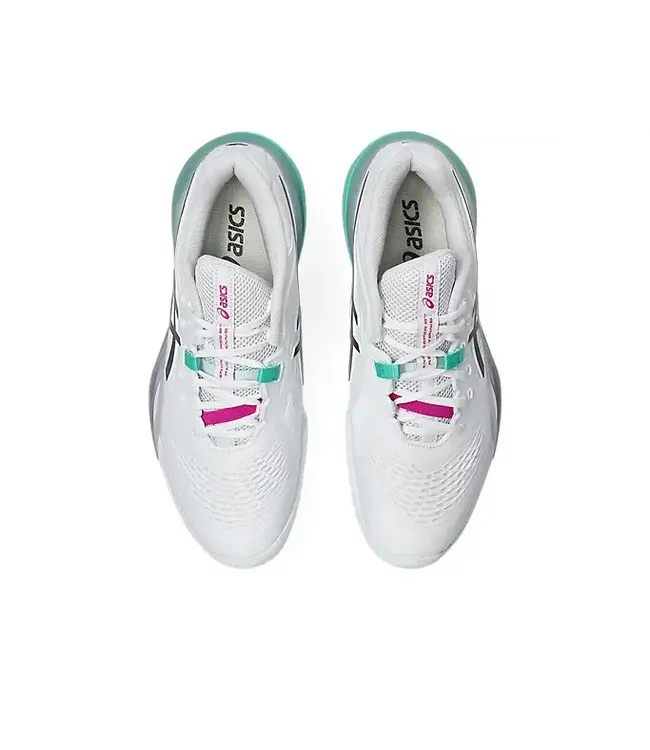 ASICS AMERICA Gel Resolution X M's White/Aurora Green