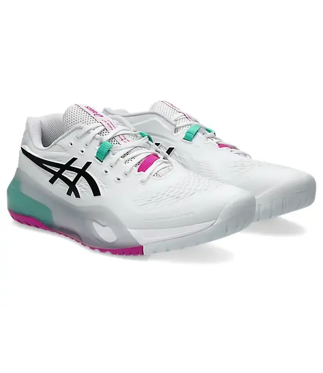 ASICS AMERICA Gel Resolution X M's White/Aurora Green