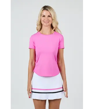 Sofibella Short Sleeve Style Icon W's Super Pink