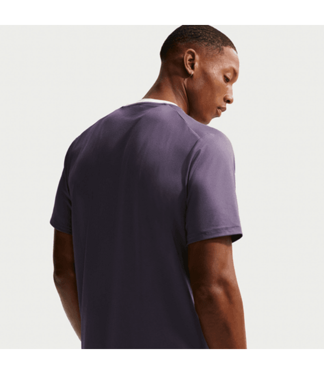 Nike NikeCourt Advantage Dri-FIT Top M's Dark Raisin/Volt Tint/White