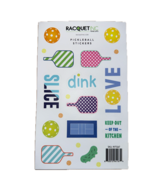 Racquet Inc. Pickleball Sticker Sheet