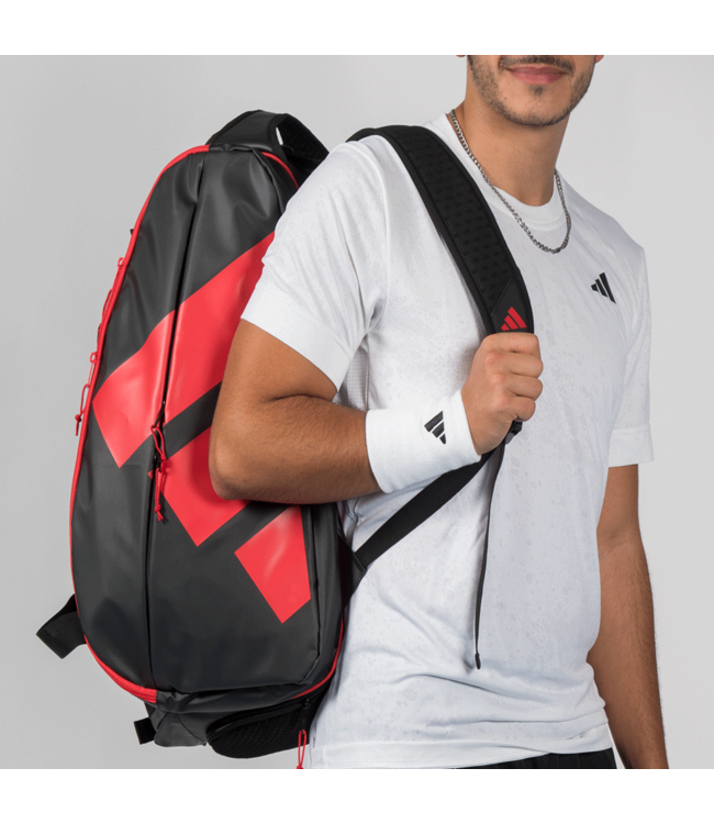 Adidas Racket Bag Multigame Black/Red by Ale Galán 2026