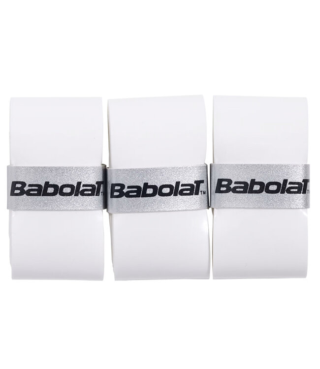 Babolat Pro Tour 2.0 x3 White 3 Pack Overgrip
