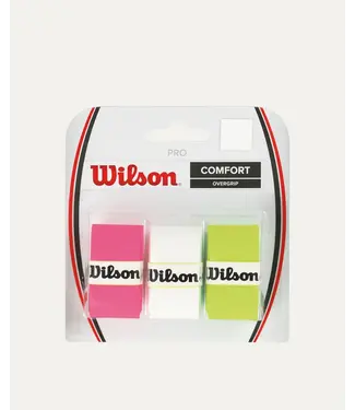 Wilson Pro Overgrip 3 Pack Assorted