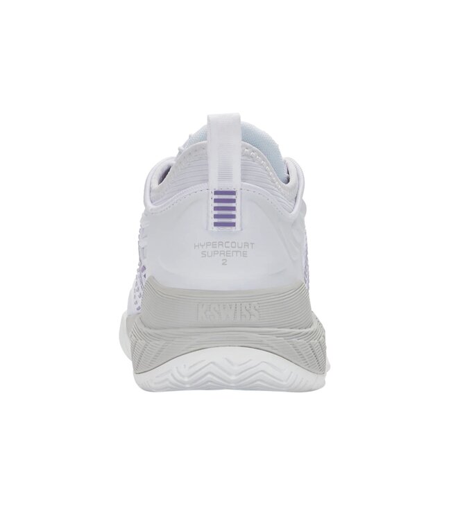 K-SWISS Hypercourt Supreme 2 W's White/Lunar Rock/Purple Haze