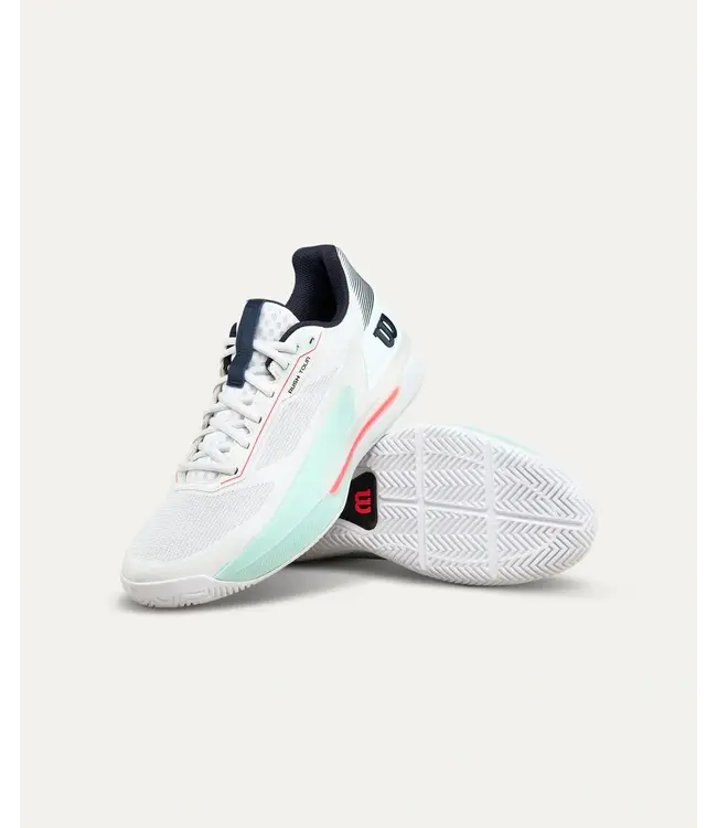 Wilson Rush Tour 5 White/Bay/Fiery Coral M's
