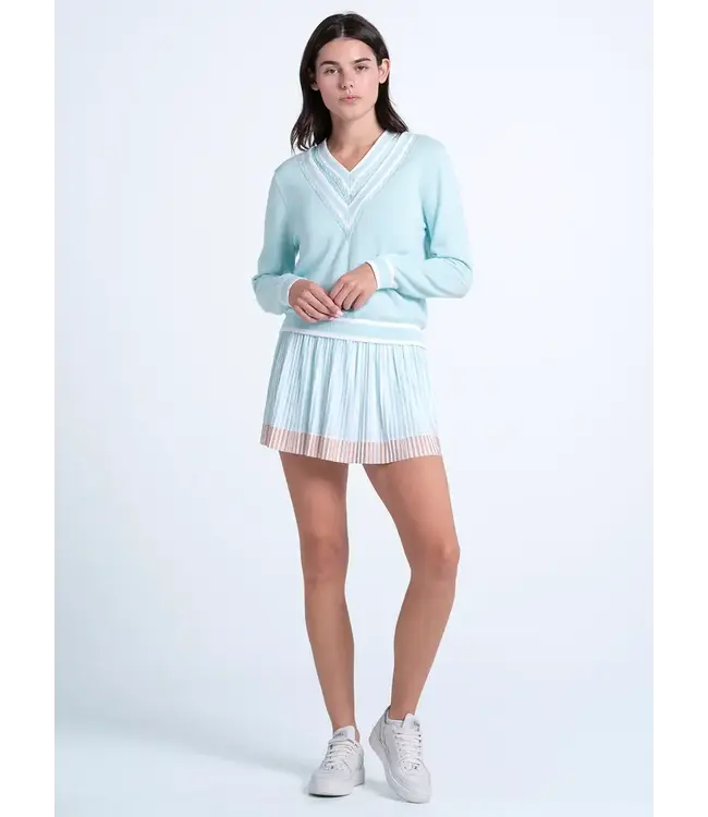 Lucky In Love Victory V-Neck Sweater