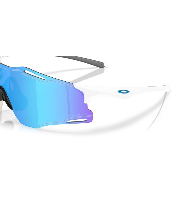 Oakley Cybr Zero Polished White w/ Prizm Sapphire