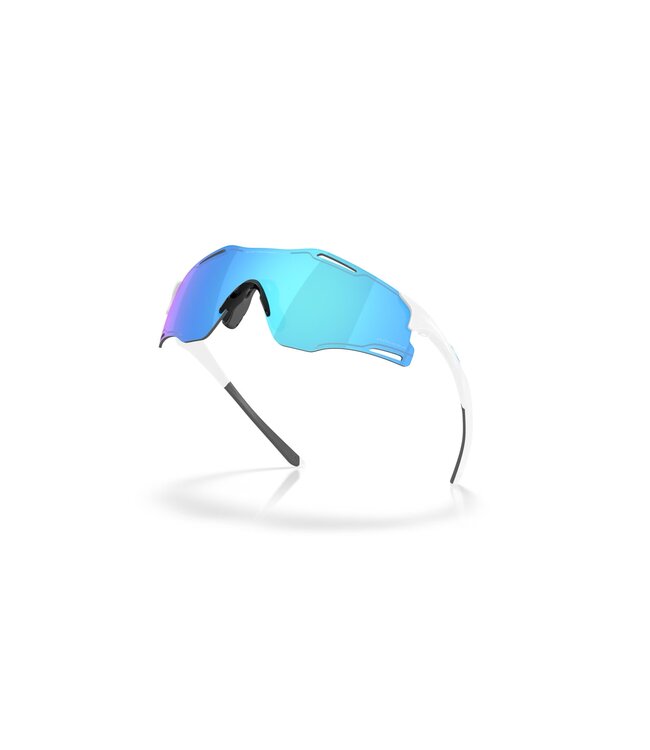 Oakley Cybr Zero Polished White w/ Prizm Sapphire