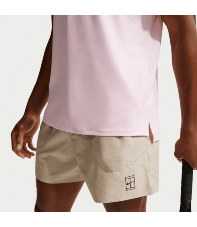 Nike NikeCourt Advantage Dri-FIT 6" Shorts Desert Khaki/Black M's