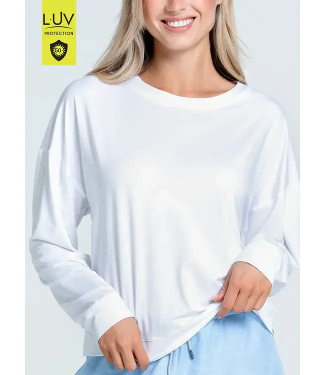 Lucky In Love Hype Long Sleeve White W's