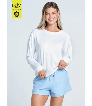 Lucky In Love Hype Long Sleeve White W's