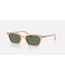 Rayban Zaya Cloudy Natural Pink w/Dark Green