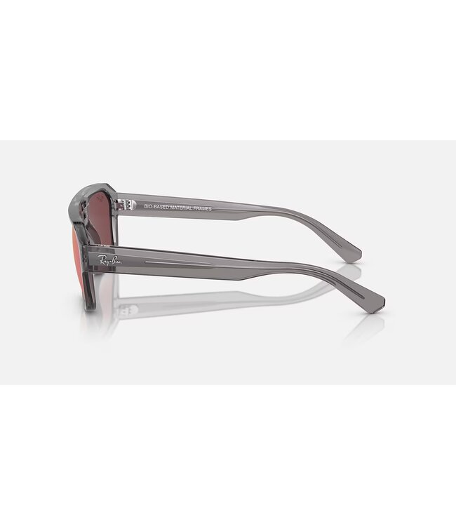 Rayban Corrigan Transparent Grey w/Dark Violet Mirror