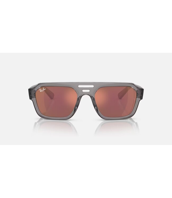 Rayban Corrigan Transparent Grey w/Dark Violet Mirror