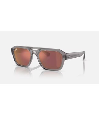 Rayban Corrigan Transparent Grey w/Dark Violet Mirror