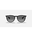 Rayban Erika Rubber Black w/Light Grey Gradient Grey