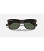Rayban Justin Rubber Havana w/Dark Green Polar