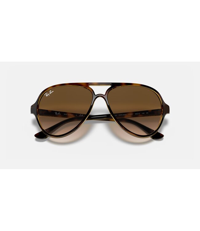 Rayban Cats 5000 Light Havana w/Clear Gradient Brown