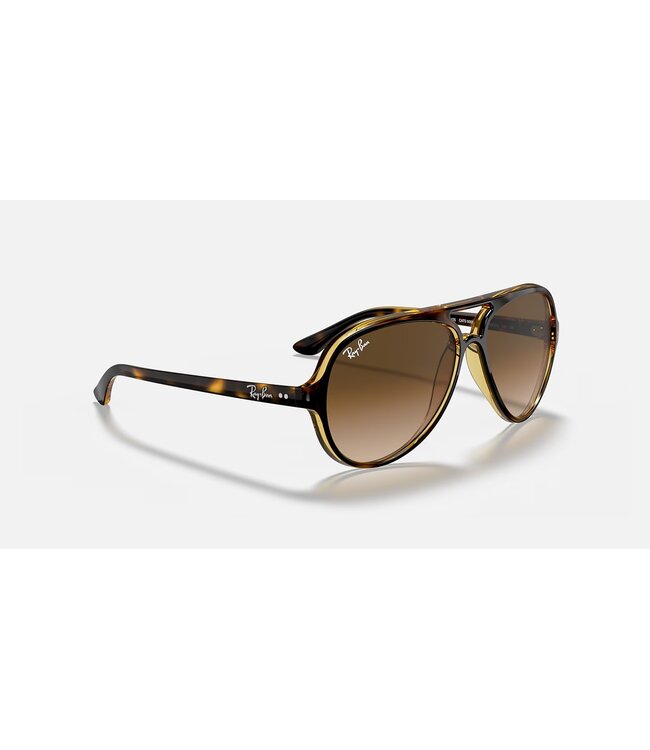 Rayban Cats 5000 Light Havana w/Clear Gradient Brown