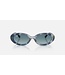 Rayban Opal Blue Havana w/Blue Gradient Grey