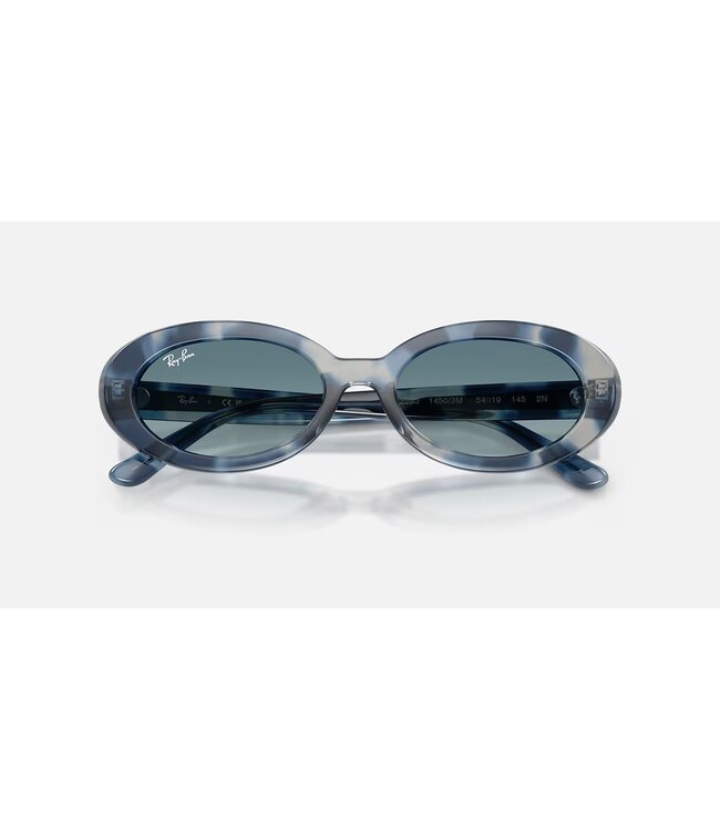 Rayban Opal Blue Havana w/Blue Gradient Grey