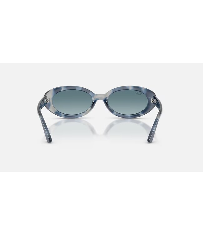 Rayban Opal Blue Havana w/Blue Gradient Grey