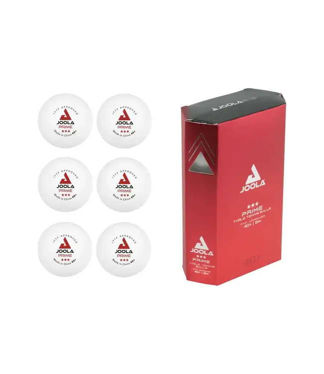 Joola Prime 3-Star ABS Table Tennis Balls 6 Pack
