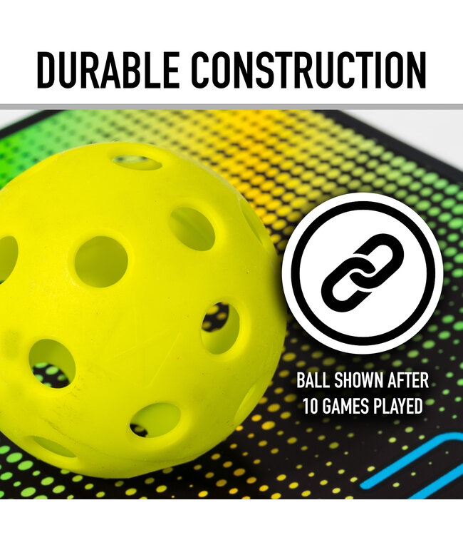 Franklin Sports Inc. Pickleball X-26 Indoor 100 Pack Optic