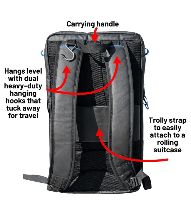 oktō Pro Elite Ultimate Paddle Sport Backpack Black & Blue