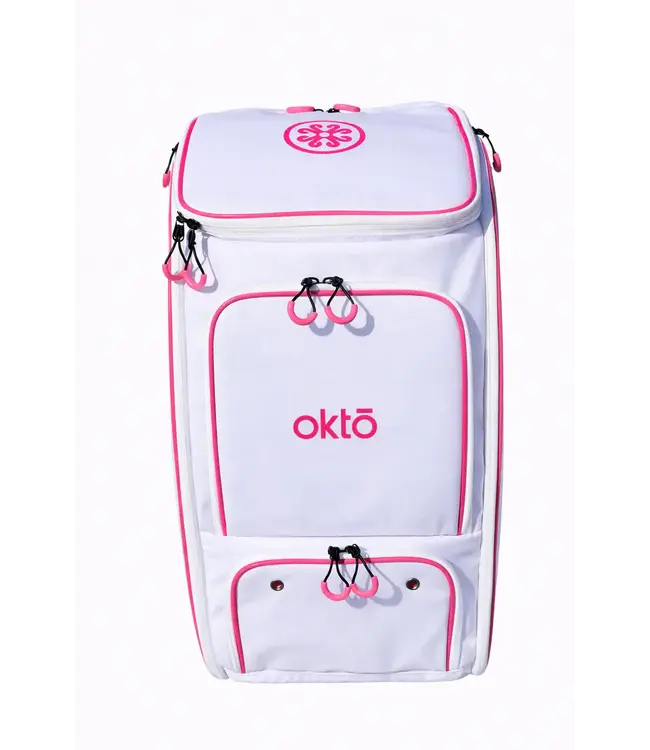 oktō Pro Elite Ultimate Paddle Sport Backpack White & Pink