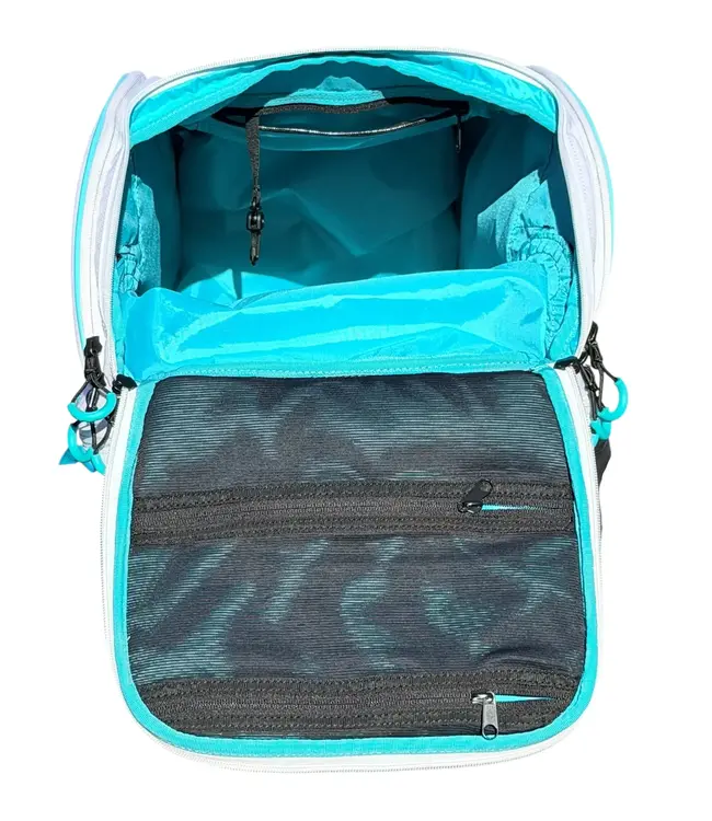 oktō Pro Elite Ultimate Paddle Sport Backpack White & Teal