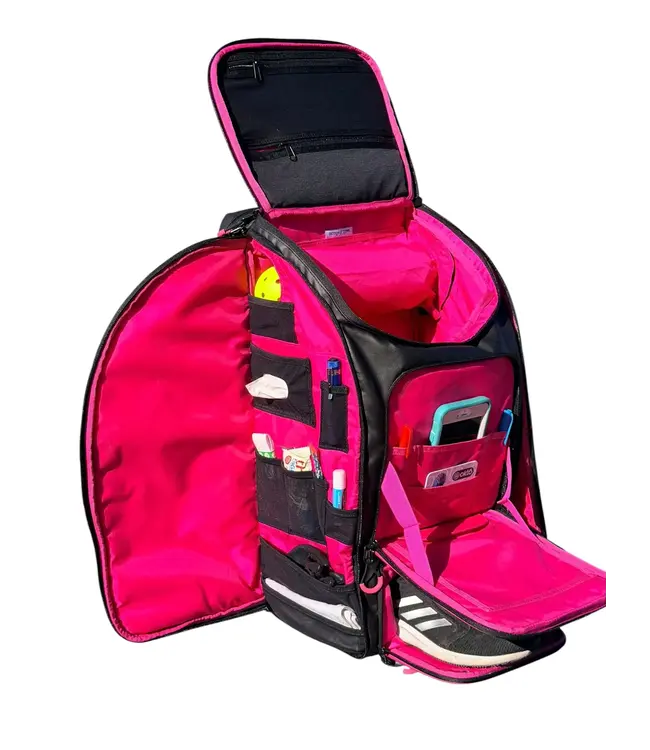 oktō Pro Elite Ultimate Paddle Sport Backpack Black & Pink