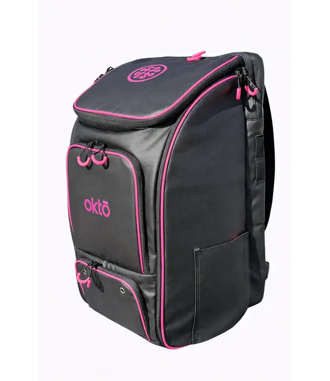oktō Pro Elite Ultimate Paddle Sport Backpack Black & Pink
