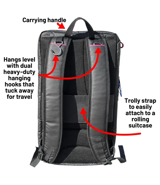 oktō Pro Elite Ultimate Paddle Sport Backpack Black & Pink