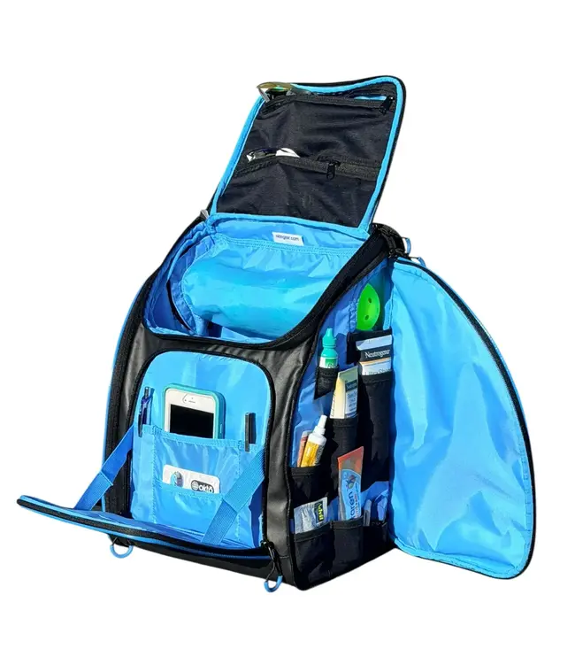 oktō Rec Lite Ultimate Paddle Sport Backpack Black & Blue