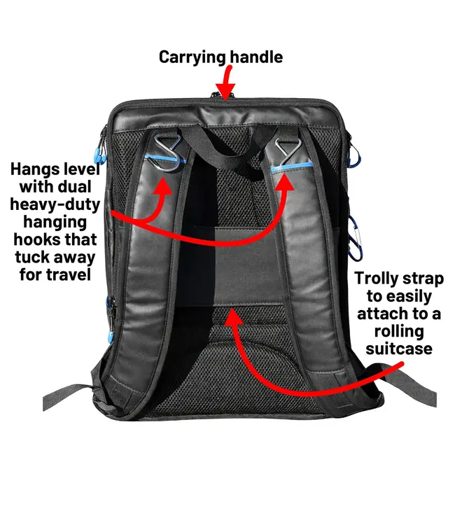 oktō Rec Lite Ultimate Paddle Sport Backpack Black & Blue