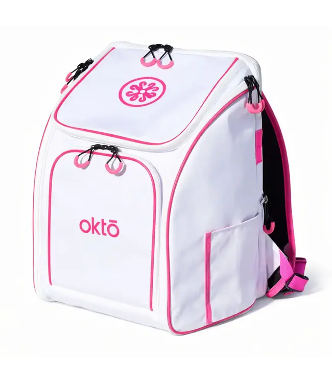 oktō Rec Lite Ultimate Paddle Sport Backpack White & Pink