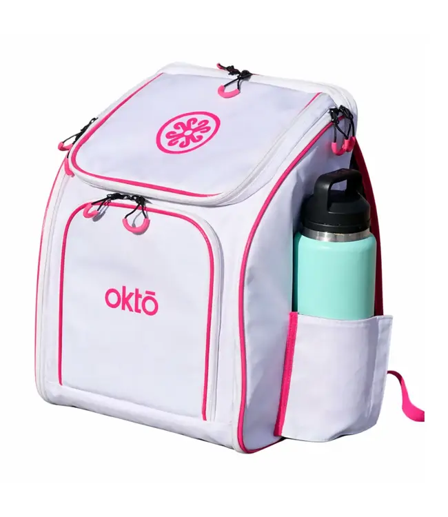 oktō Rec Lite Ultimate Paddle Sport Backpack White & Pink
