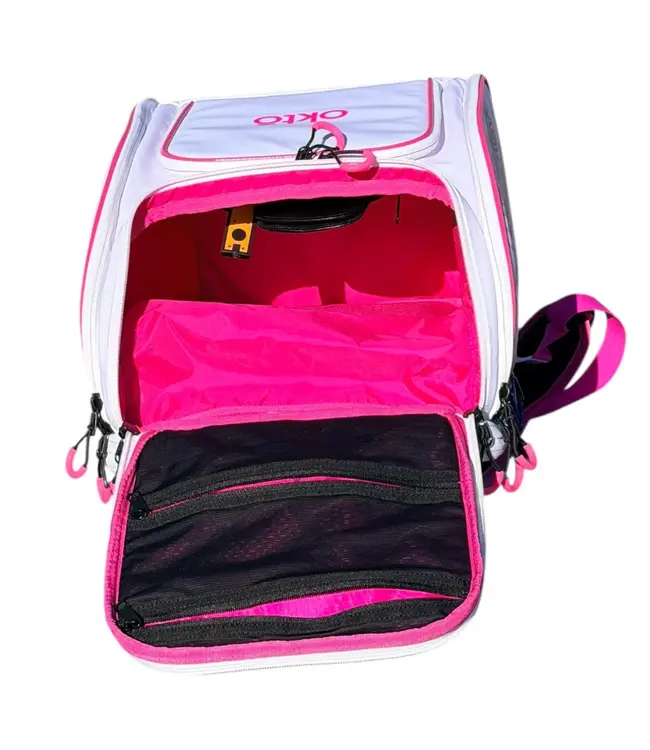 oktō Rec Lite Ultimate Paddle Sport Backpack White & Pink